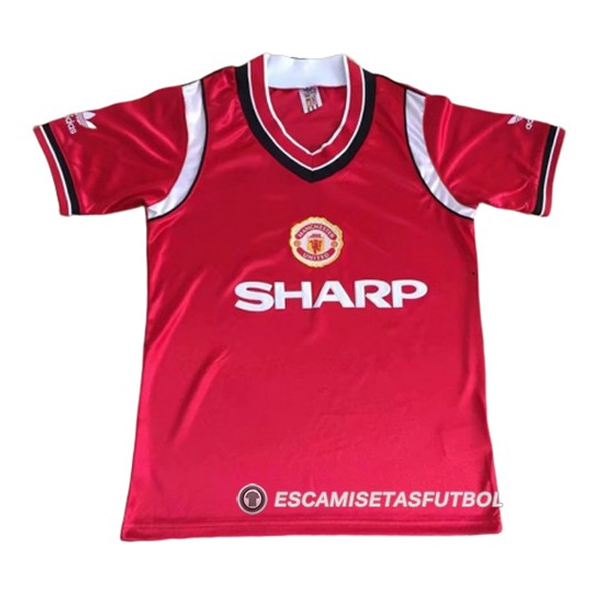 Camiseta Manchester United 1ª Retro 1984 - Haga un click en la imagen para cerrar